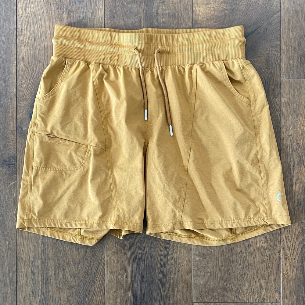 Zyia Canyon Athletic Shorts Khaki XXL 7" Inseam